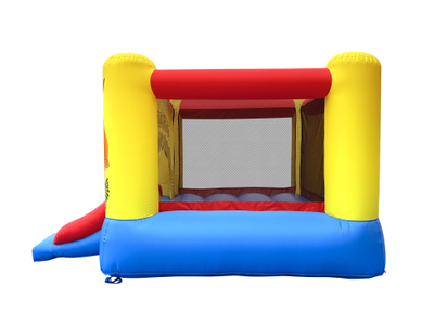 Батут с горкой Happy Hop «Забавный динозавр»