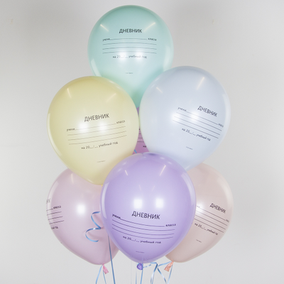 Шар 30 см "Дневник" Макарунс