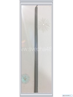 Свеча серая №120 (40 минут горения).