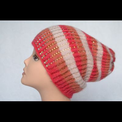 Vizio 6817 шапка Италия женская красная с украшениями