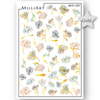 Слайдер-дизайн MilliArt Nails Металл MTL-087