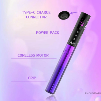 LOLA Air Permanent Makeup Tattoo Machine Wireless Battery Pen - Беспроводной тату аппарат