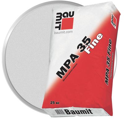 Штукатурка цементно-известковая BAUMIT MPA 35 Fine 25 кг