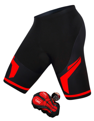 Велошорты Lycra, |XL|S|M|L|2XL|3XL|, черно-красные