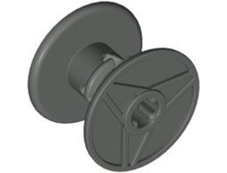 String Reel 3 x 2 x 3 Drum with Axle Hole, Dark Bluish Gray (32012 / 32012199 / 4239891)