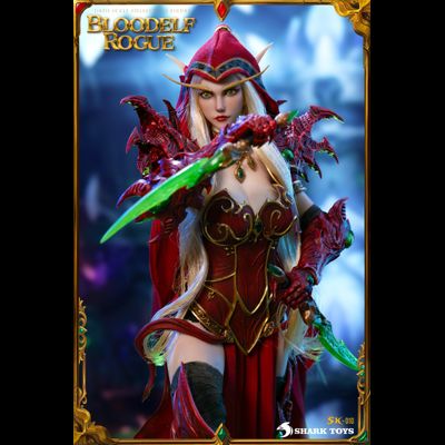 ПРЕДЗАКАЗ - Кровавая эльфийка Валира Сангвинар (World of Warcraft, WoW) - Коллекционная ФИГУРКА 1/6 Scale Blood Elf Rogue (SK-010) - SHARK TOYS ?ЦЕНА: 27900 РУБ.?