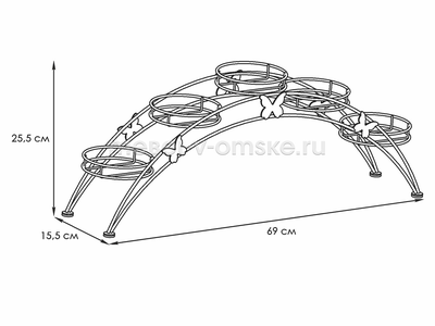 Подставка под цветы Арка-5