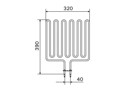 ТЭН 2670Вт ZSK-710 для электрокаменки HARVIA - (Финские)