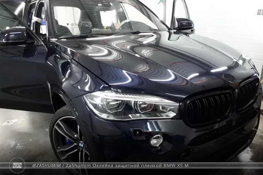 Оклейка защитной пленкой BMW X5 M