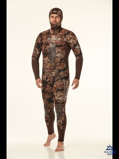 Гидрокостюм неопрен 9мм AquaDiscovery «Атаман V2» CAMO р.56
