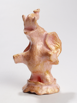 СУВЕНИР "Слоненок поющий" розовый