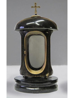 Лампадка из габбро-диабаза 35см