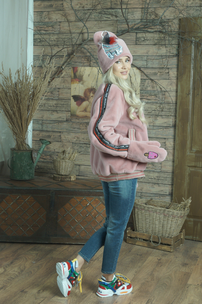 Куртка автоледи из эко меха модель 123