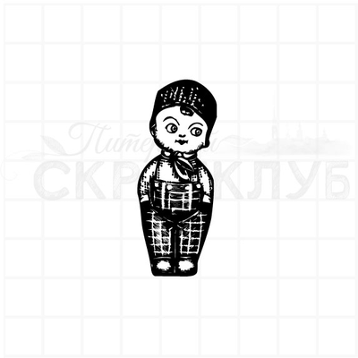 ФП штамп "Кукла мальчик" (в)