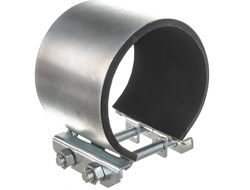 Хомут ремонт оцинкованный  (дл.114 -121 мм, шир 150)4" ДУ 100 [58827]