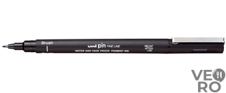 Линер-кисть Uni Pin Fine Line Brush черный