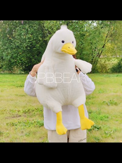 Гусь Патрик 110 см премиум бежевый