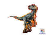 Шар фольга Парк Юрского периода Динозавр 100 см (шар + гелий + лента)