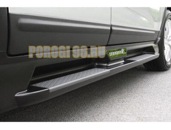 Пороги Класический Стиль для Kia Sorento (2009-2012)