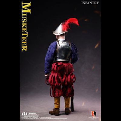 Испанский мушкетер (медно-никелевая версия) - КОЛЛЕКЦИОННАЯ ФИГУРКА 1/6 Series of Empires Spanish Conquistadors Nickel Silver Edition MUSKETEER (SE139) - COOMODEL