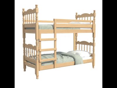 Кровать двухъярусная  сосна  " Соня " (Браво мебель)