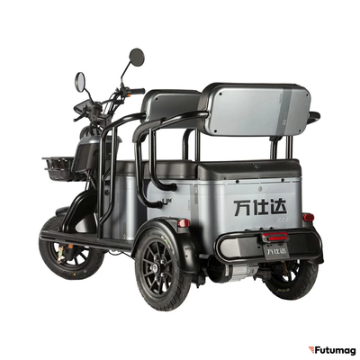 Электротрицикл Wanshida UM+ 60V 1000Вт серый