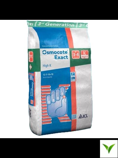 Осмокот Экзакт Хай К 3-4м (12-8-19+1.8+МЭ) 25 кг