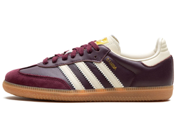 Adidas Samba OG Maroon Gold Metallic