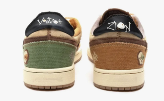 Nike SB Dunk Low Voodoo (Экокожа) сзади