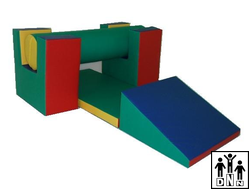 Мягкий модульный Спортивный комплекс "Спортсмен-4" (валик)