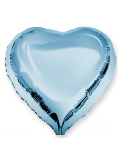 Шар Сердце, Светло-голубой