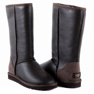 UGG Classic Tall Metallic Chocolate