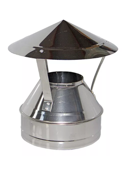 Оголовок с флюгарком (внутри нерж. AISI 430 0,5 мм)