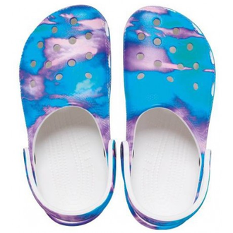 CROCS CLASSIC OUT OF THIS WORLD II CLOG ГОЛУБЫЕ С ФИОЛЕТОВЫМ