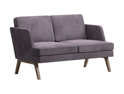 Диван Everprof Marko двухместный Ткань Коричневый Темное дерево