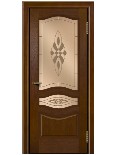 ЛАЙНДОР (УЛЬЯНОВСК)/ МОДЕЛЬ АМЕЛИЯ/ ПОЛОТНО ОСТЕКЛЕННОЕ/ НАТУРАЛЬНЫЙ ШПОН ДУБА/ ТОН 45 (ДУБ РУСТИКАЛЬНЫЙ)