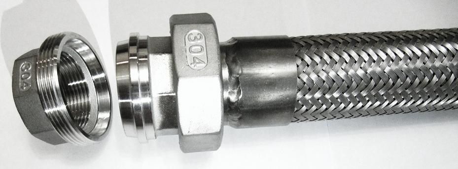 МРВД Металлорукав высокого давления с разъемными соединениями американка из нержавейки