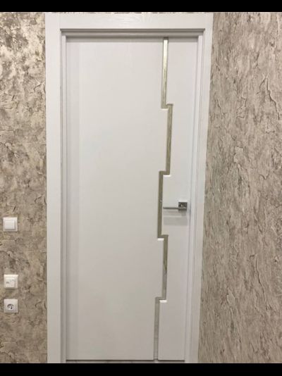 PRESTIGE. МОДЕЛЬ ТЕХНО 2, ВЕРТИКАЛЬНАЯ ГЕОМЕТРИЧЕСКАЯ ВСТАВКА из СТЕКЛА ТРИПЛЕКС или ЗЕРКАЛА.