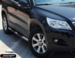 Подножки для VOLKSWAGEN TIGUAN (2006-2017) трубы с проступями, (Турция)