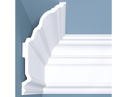 Карниз потолочный Bello Deco К20, под покраску, из дюрополимера, ударопрочный, 2 метра, 1 шт