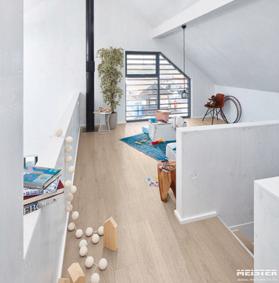 Ламинат MEISTER 6181 Дуб выбеленный в интерьере