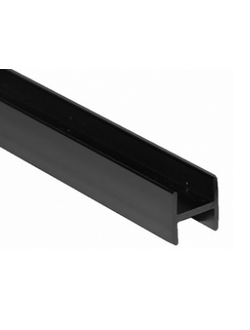 Планка д/панелей "Скиф" 6мм  600мм щелевая, черная (Н)