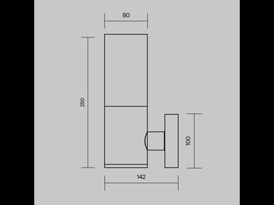 Настенный светильник (бра) Willis, O418WL-01GR, Maytoni