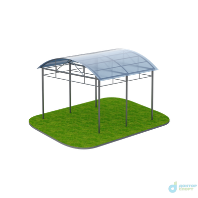 Теневой навес на 6 тренажеров