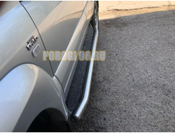 Защита штатного порога d60 для Toyota Land Cruiser Prado 120 (2003-2009)