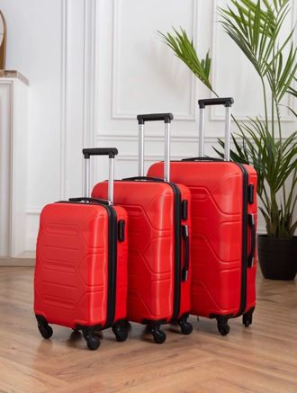 Чемодан средний Top Travel ABS M красный