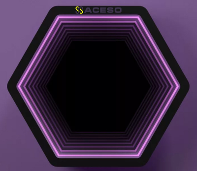 Светозвуковая панель "Бесконечность шестиугольник"