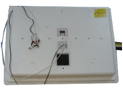 Автоматический инкубатор на 104 яйца с терморегуляторами 220 В и 12 В (с электроприводом ЭП-1Ст)