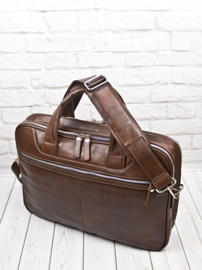 Сумка для ноутбука Montesano Premium brown (арт. 1006-53)