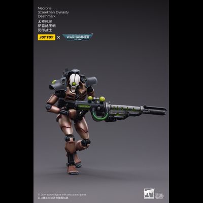 Дезмарки Некронов (Warhammer 40k) - КОЛЛЕКЦИОННАЯ ФИГУРКА 1/18 Necrons Szarekhan Dynasty Deathmark (JT4164) - JOYTOY